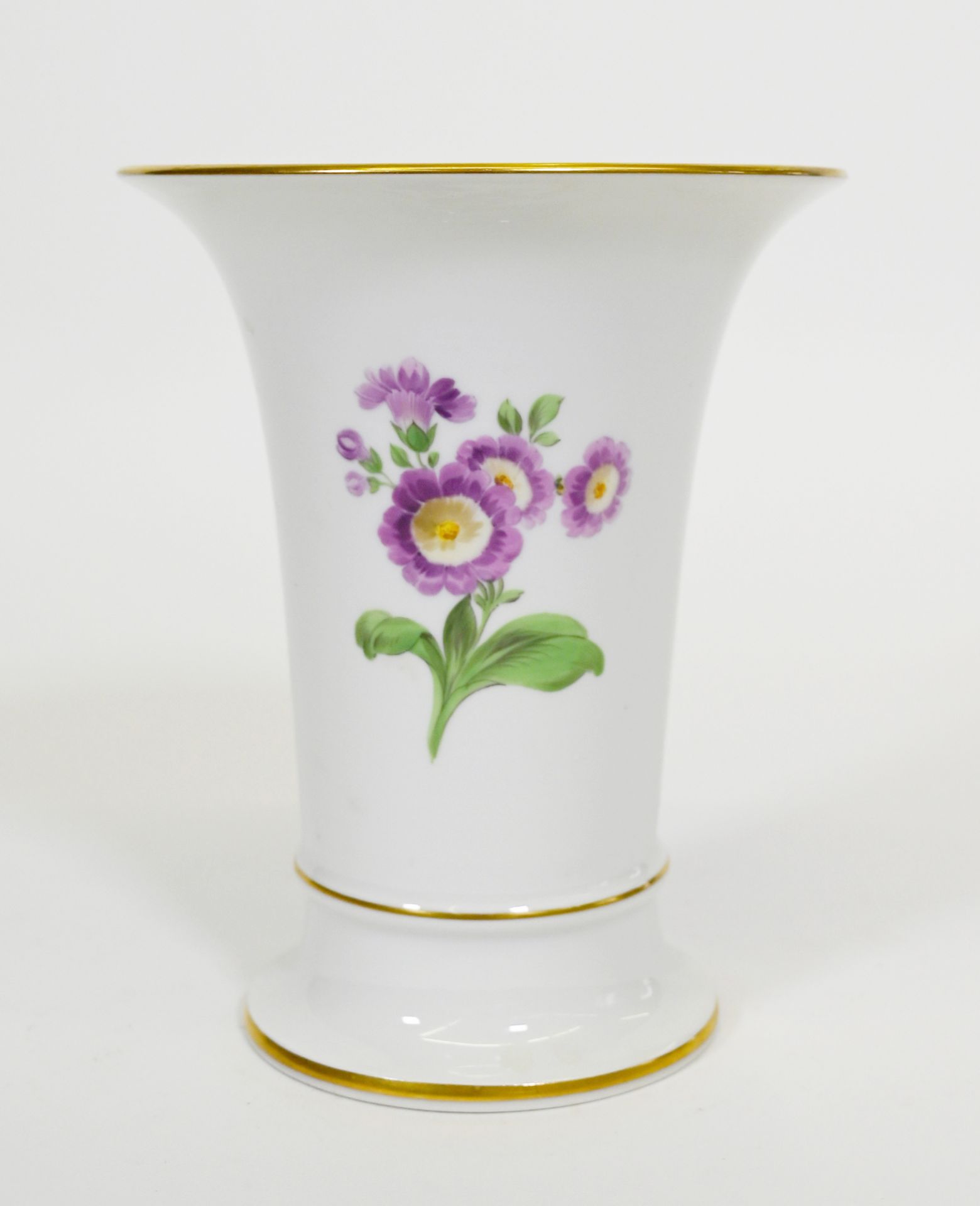 Vase, Meissen, Blumendekor