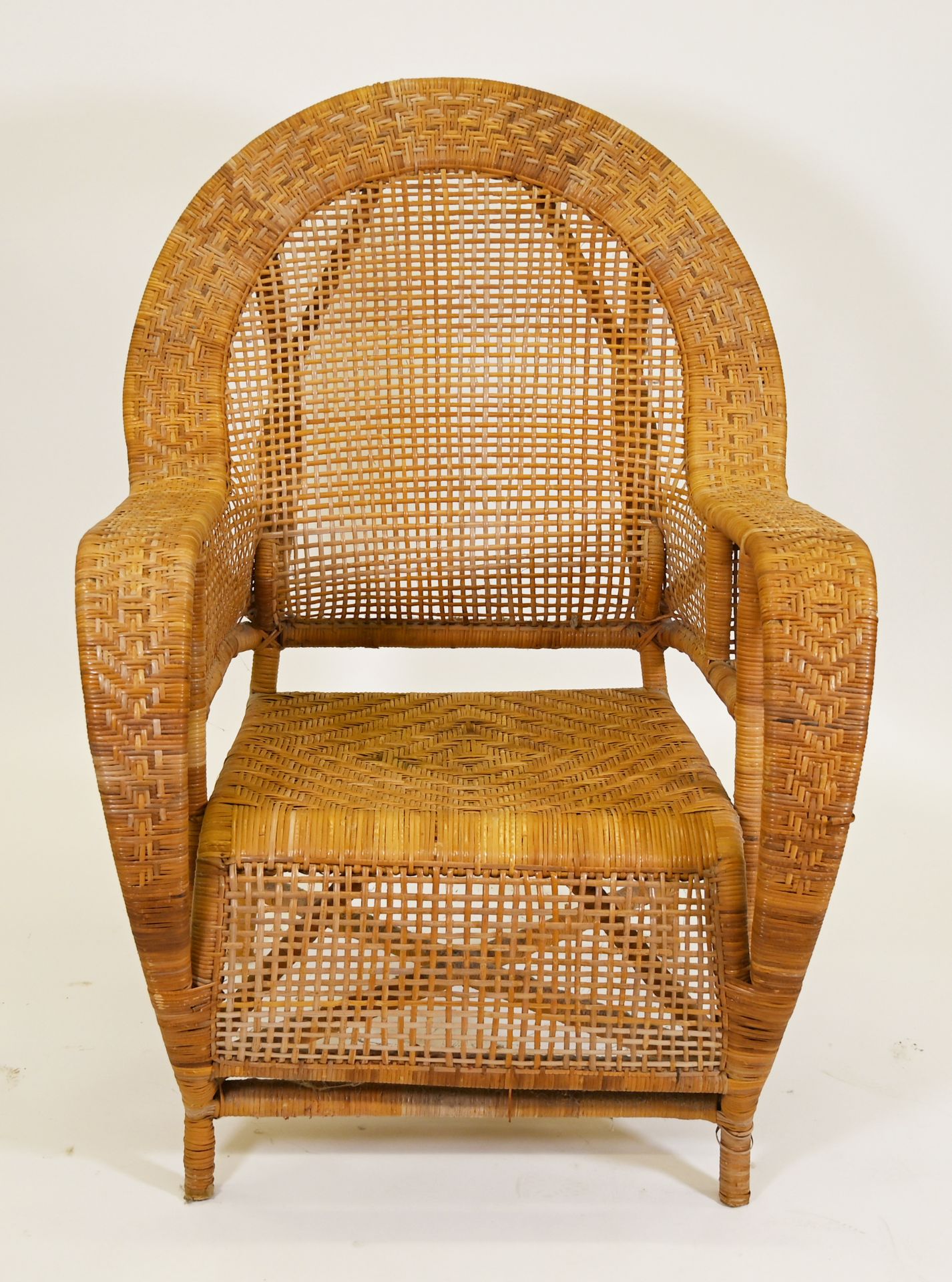 Korbsessel, Rattan