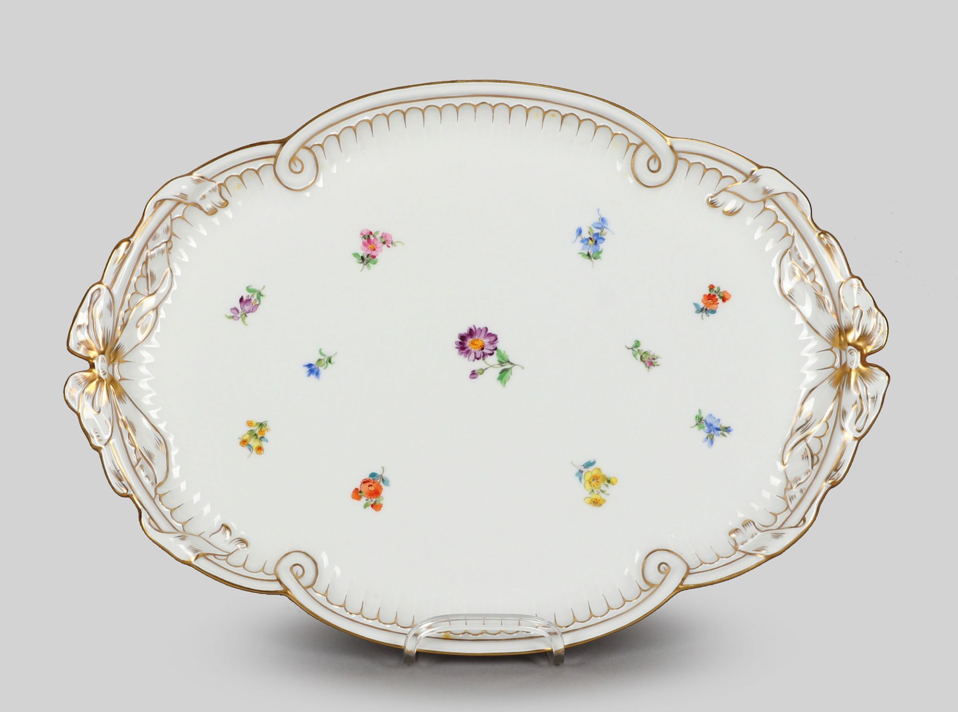 Tablett, Meissen, Streublümchen