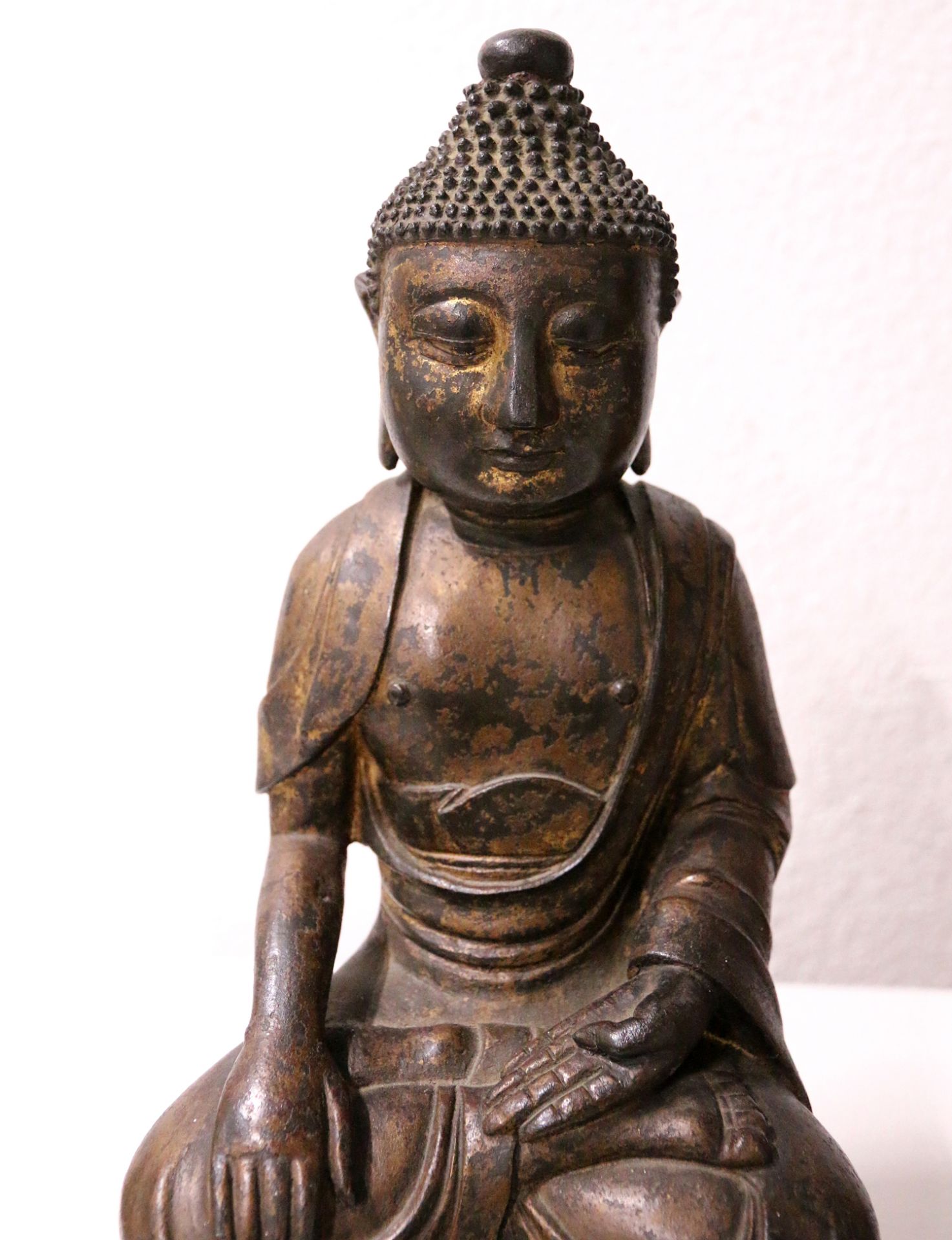 Buddha, verm. China, 17. Jahrhundert - Bild 5 aus 7