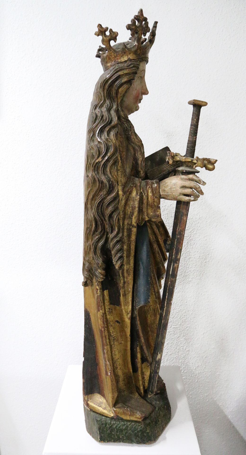 Hl. Katharina, Skulptur - Bild 6 aus 8