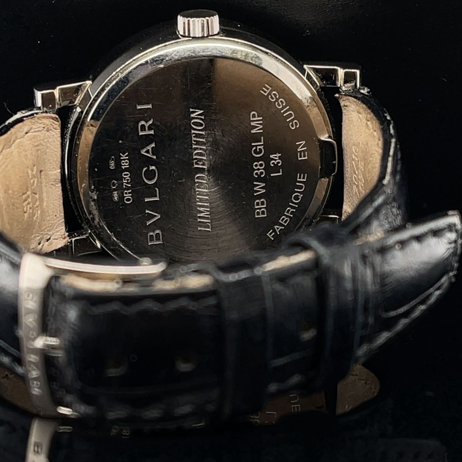 DAU Bulgari Mondphase 18K BB W 38 GL MP - Image 2 of 3