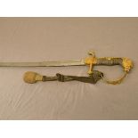 Löwenkopfsäbel mit Portepee