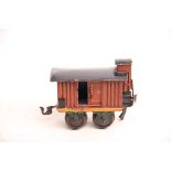 Märklin S 0, 1804 Gepäckwagen mit Bremserhaus 20, L9,5cm, Z2