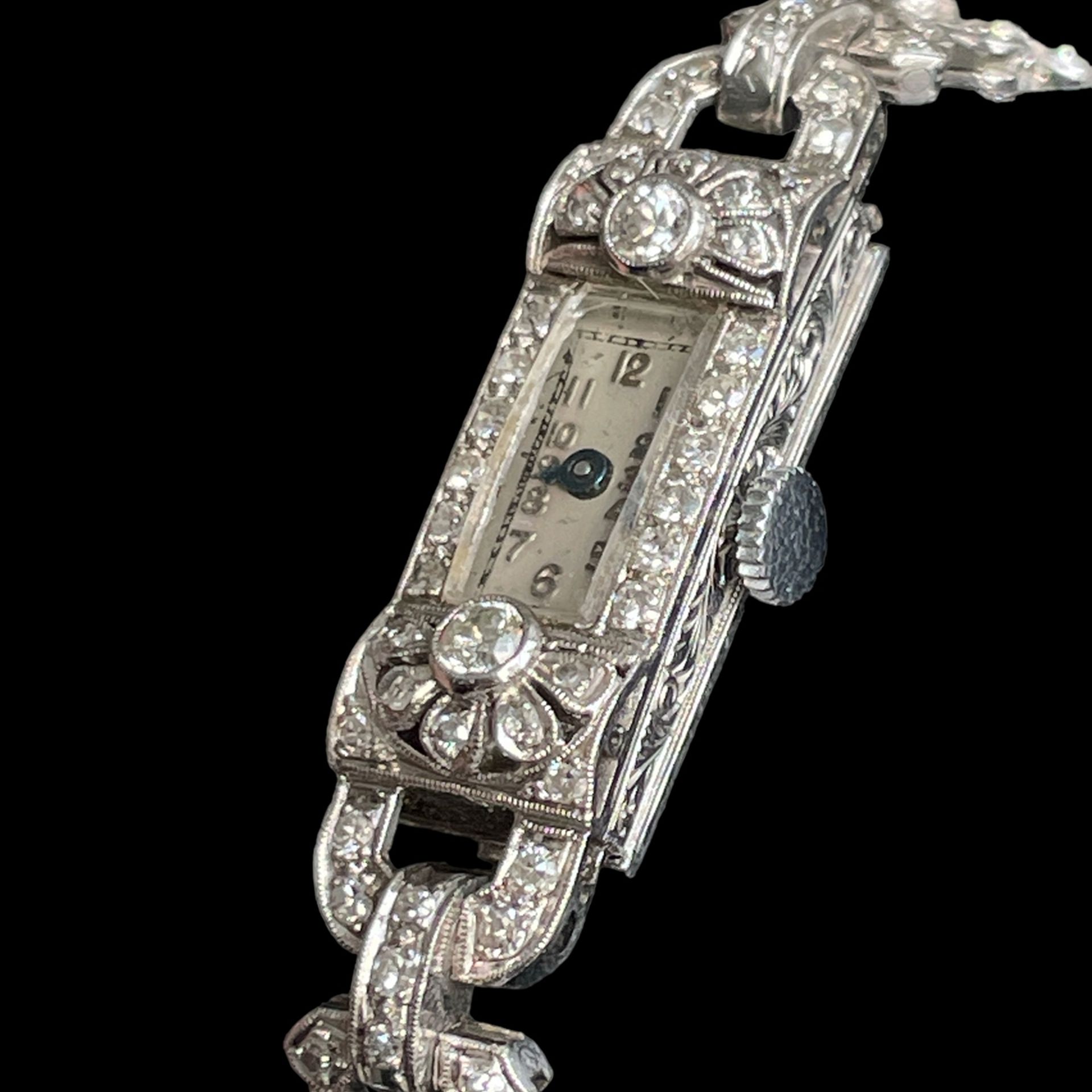 Art Deco-Armbanduhr (um 1925) - Bild 7 aus 10