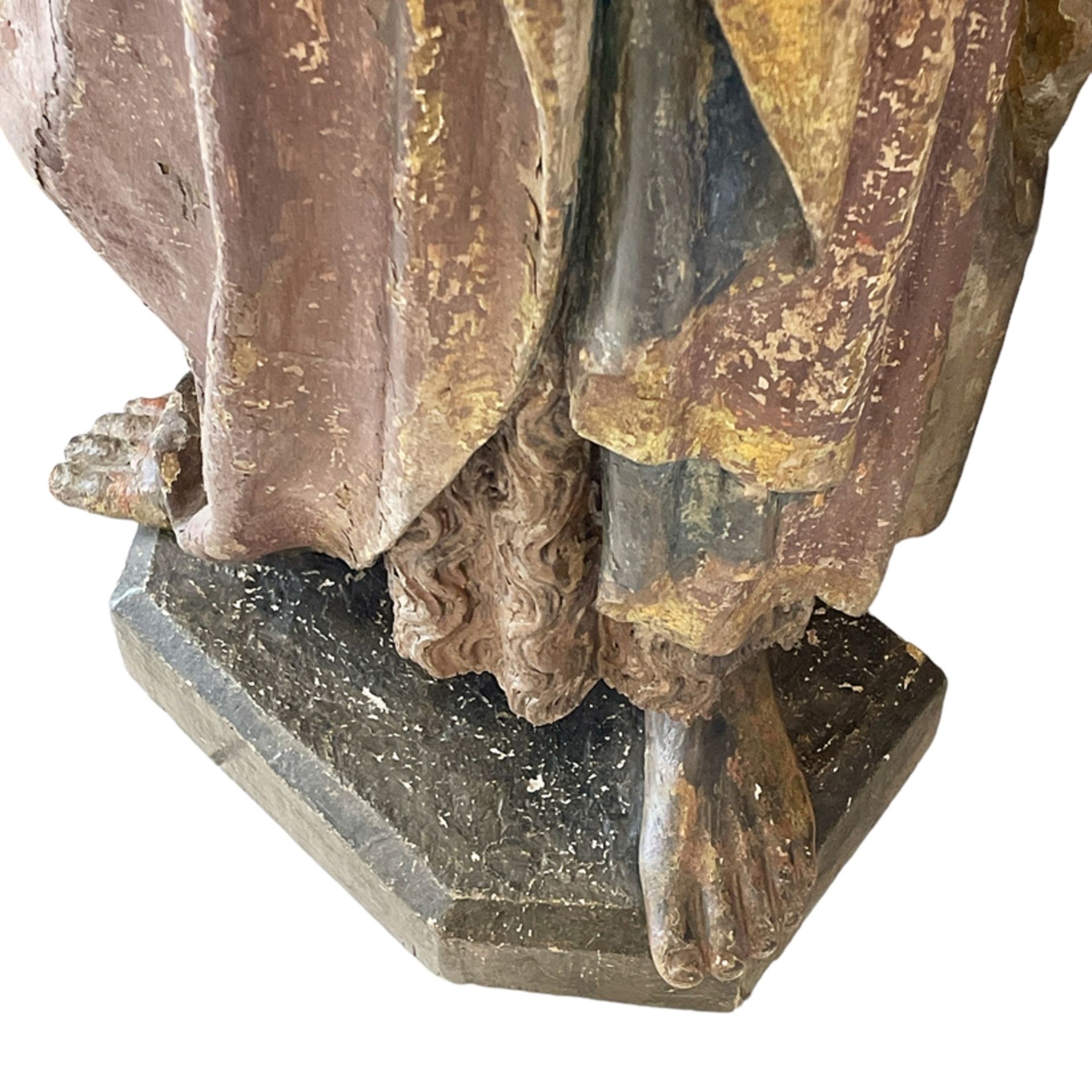 Johannes der Täufer (wohl Süddeutsch, Mitte/Ende des 15.Jh.) - Image 7 of 20