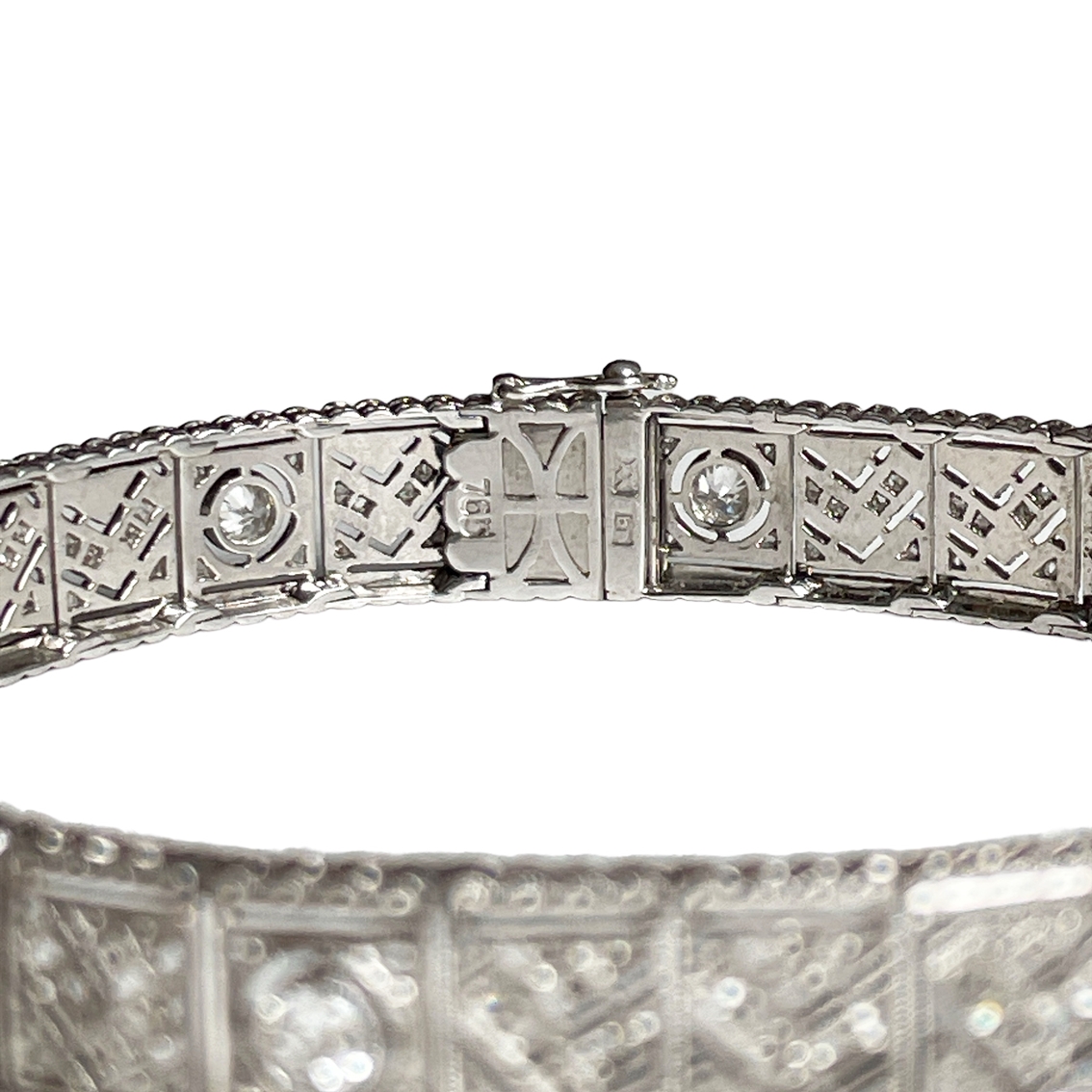 Art-Deco-Diamantarmband (ca. 1925) - Image 6 of 8