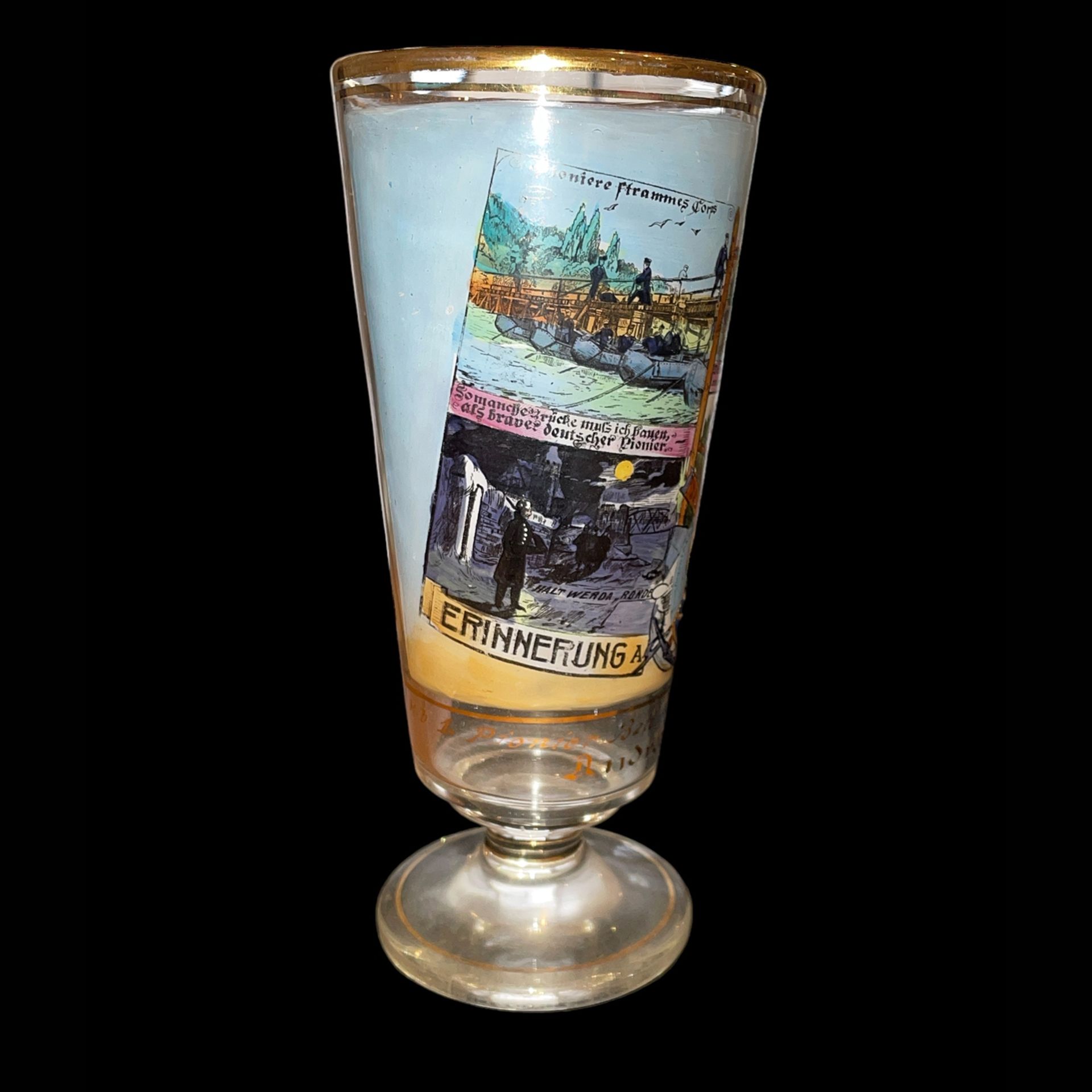 Reservisten-Glas (1914) - Bild 2 aus 3
