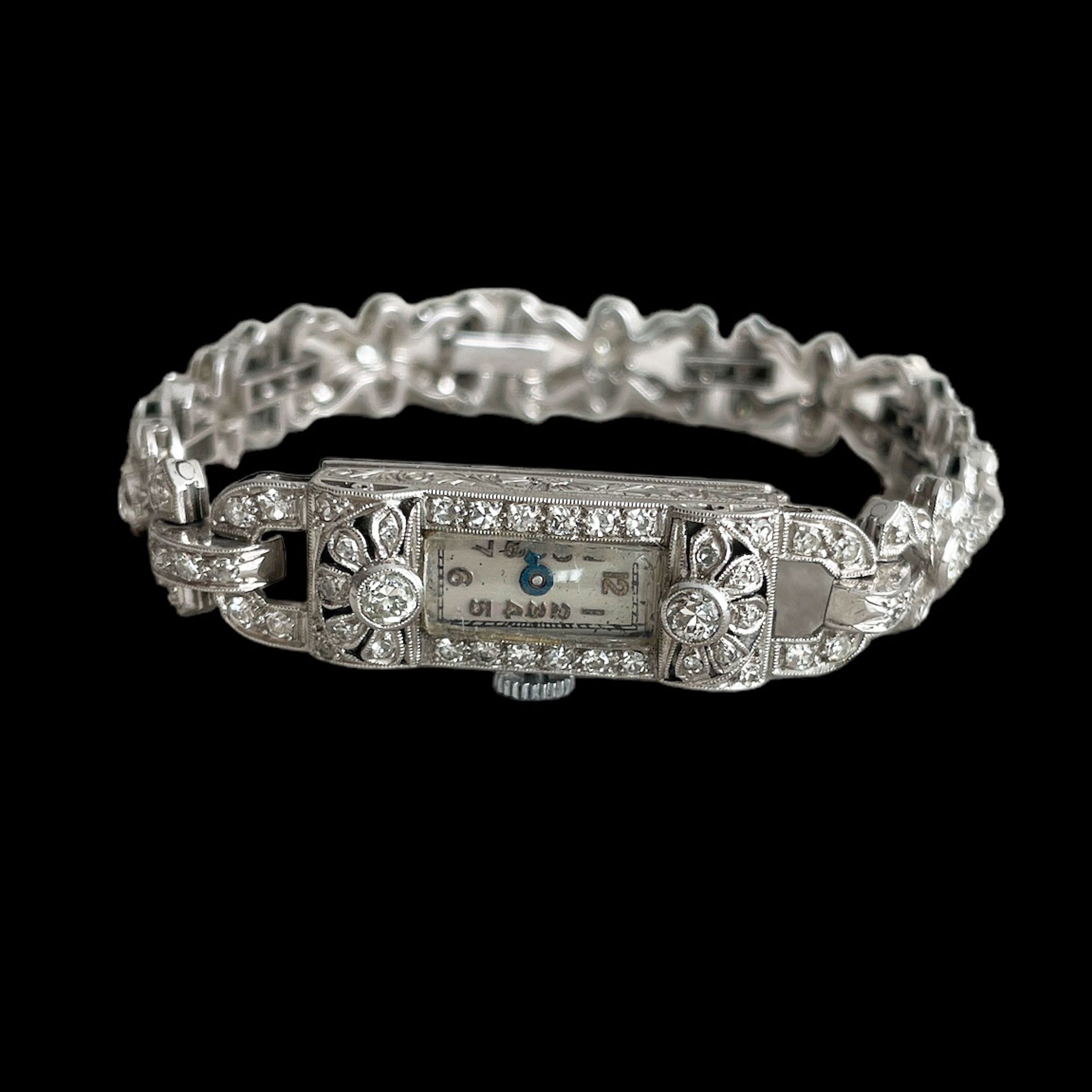 Art Deco-Armbanduhr (um 1925) - Bild 6 aus 10