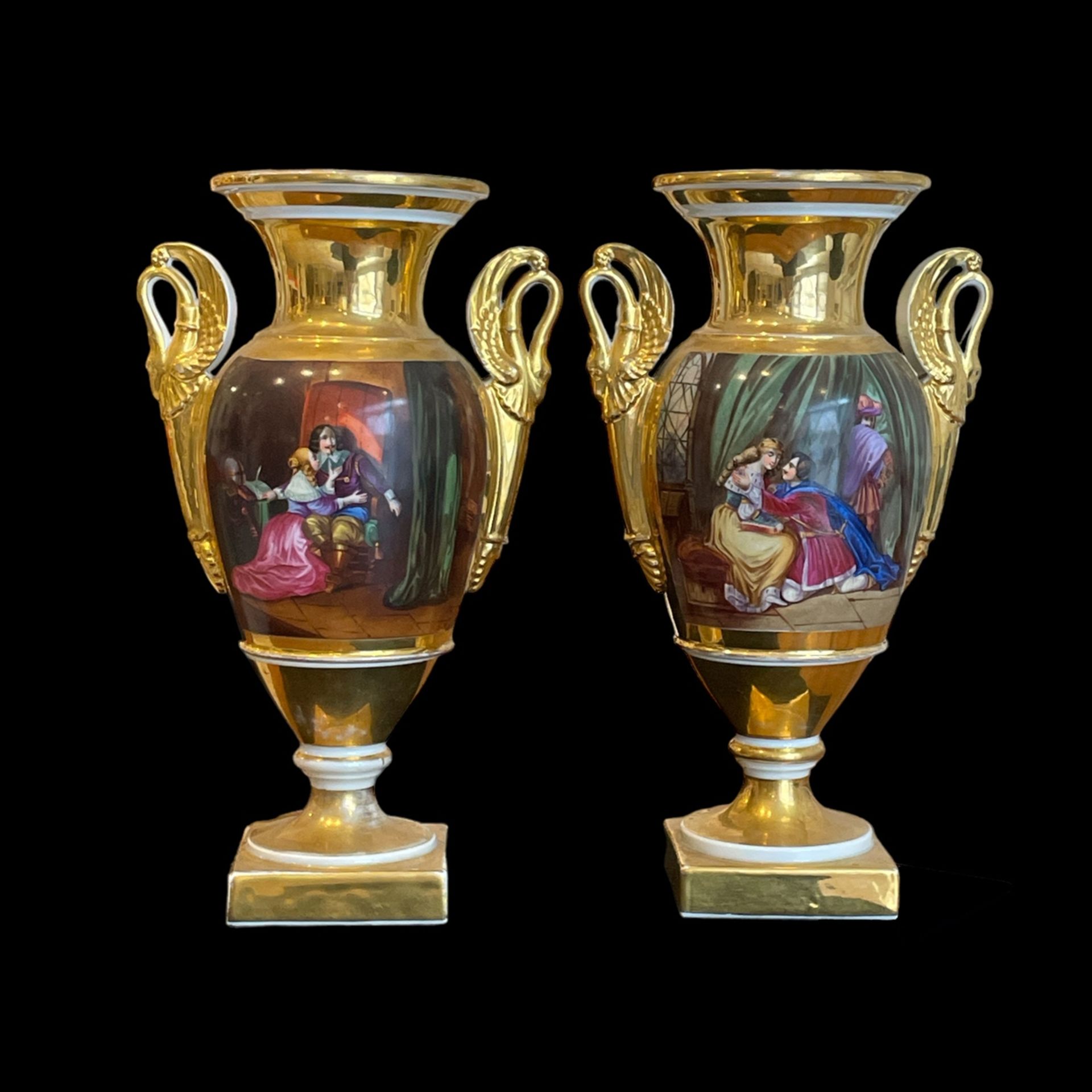 Paar Vasen (Paris, Mitte 19.Jh.) - Image 4 of 8