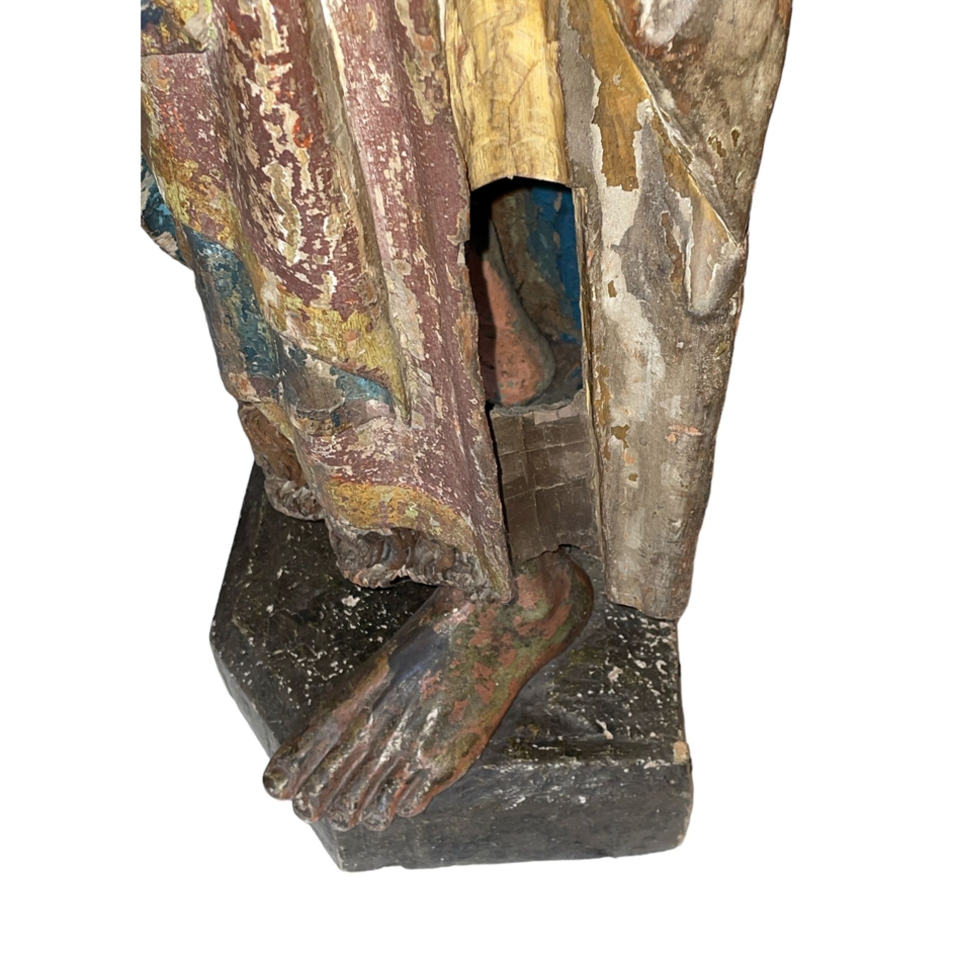 Johannes der Täufer (wohl Süddeutsch, Mitte/Ende des 15.Jh.) - Image 17 of 20