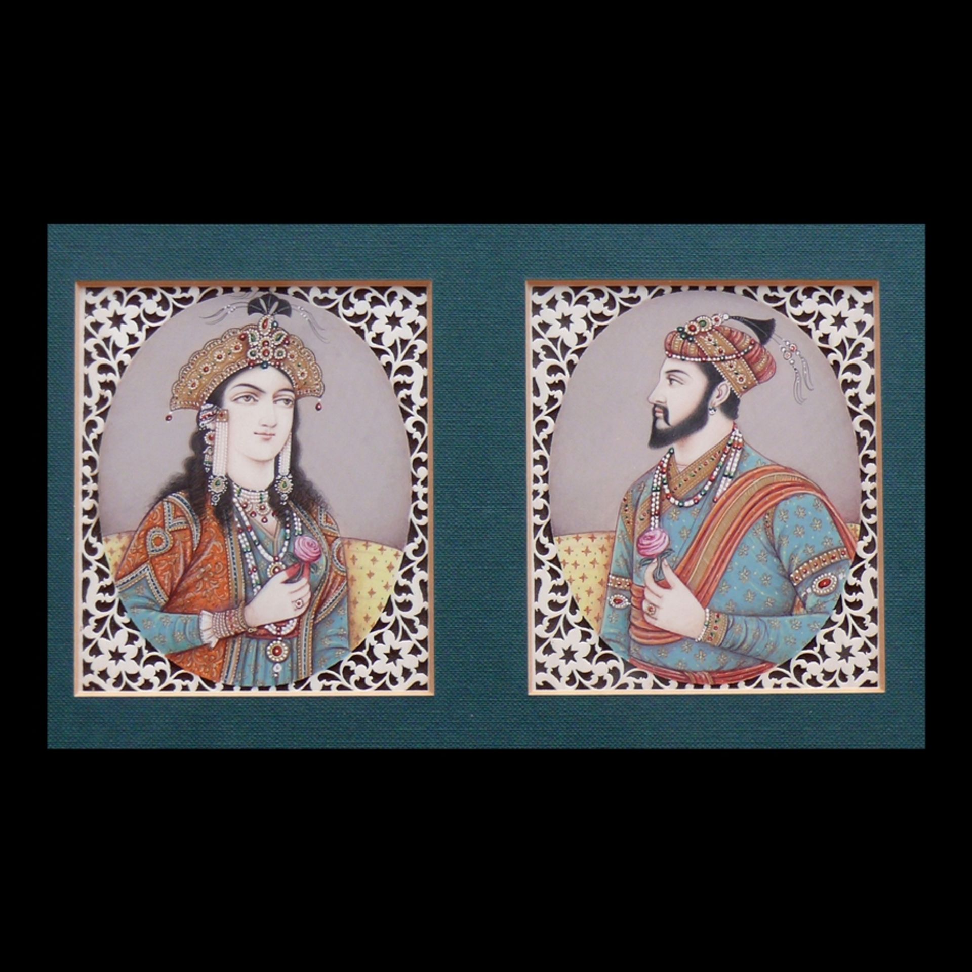 2 Miniatur-Darstellungen (Indien, Mitte 20.Jh.) - Image 4 of 5