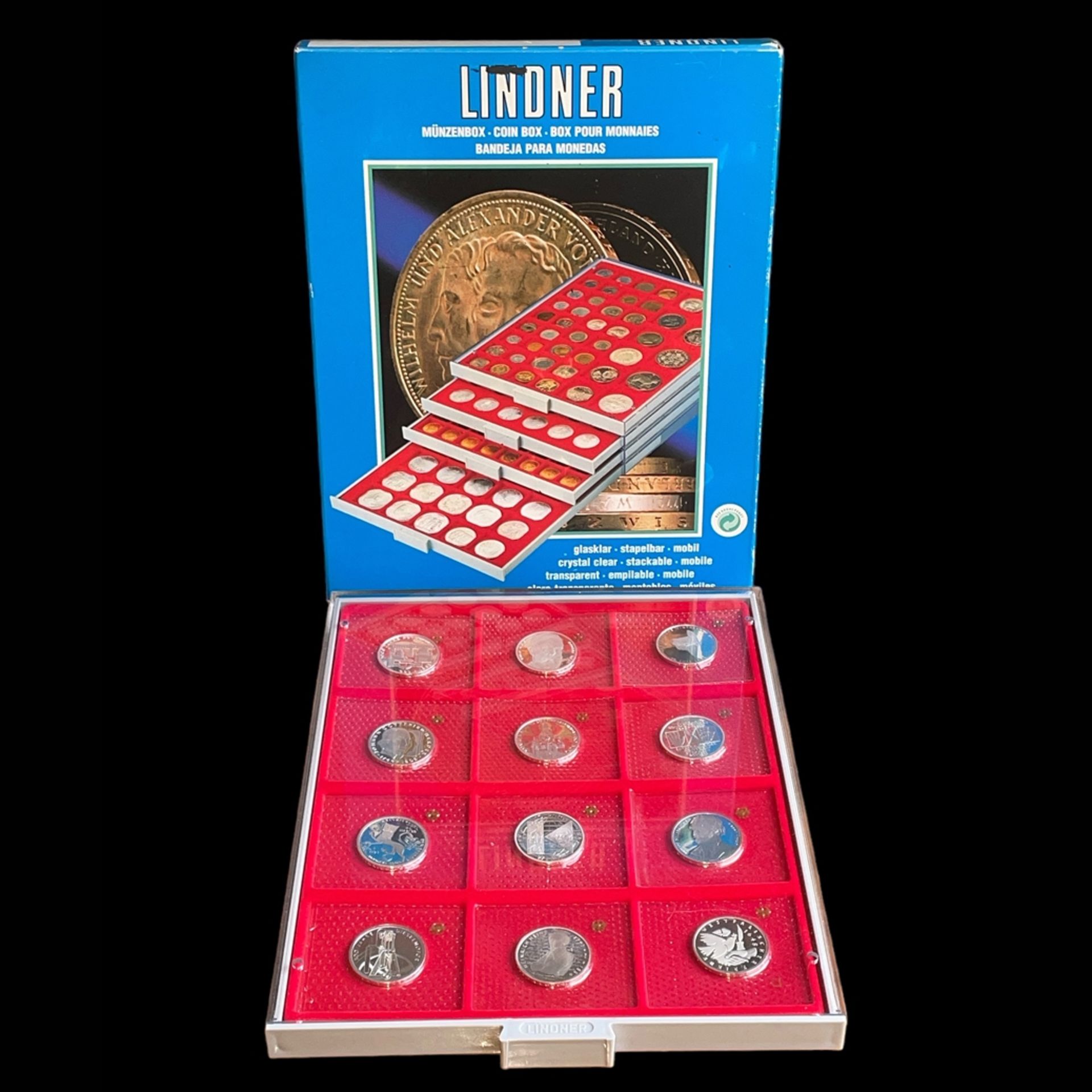 Lindner-Münzenbox - Bild 2 aus 2