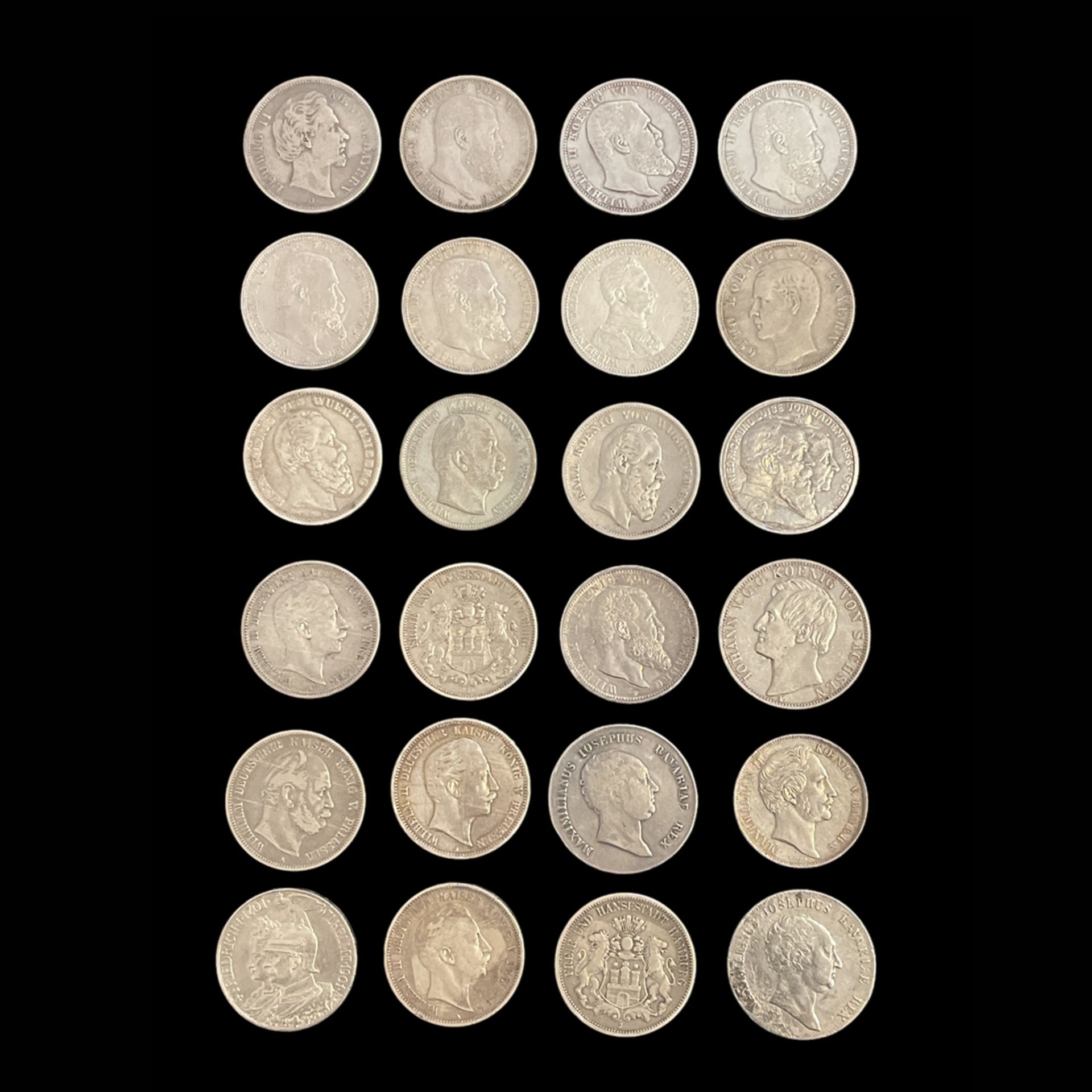 Konvolut div. Silbermünzen (19./20. Jh.)