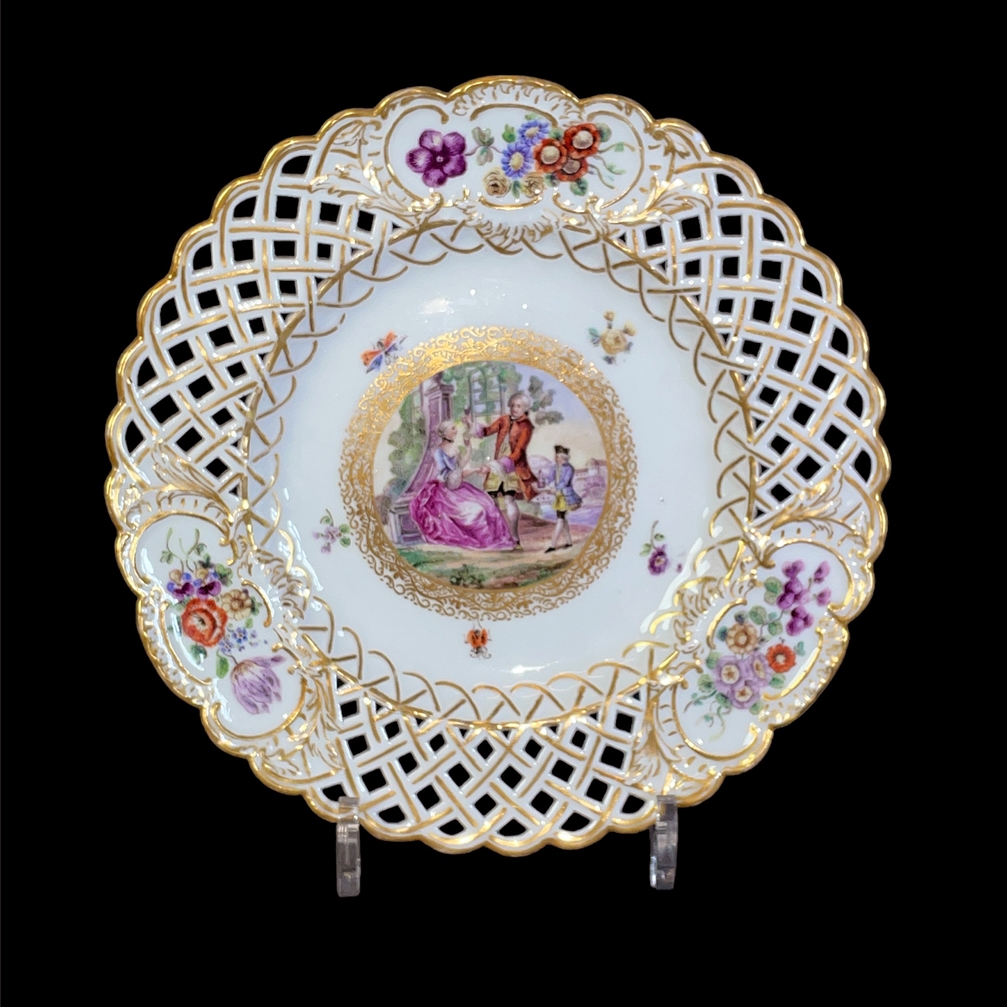 Zierteller (Meissen 1774 - 1814) - Image 2 of 4