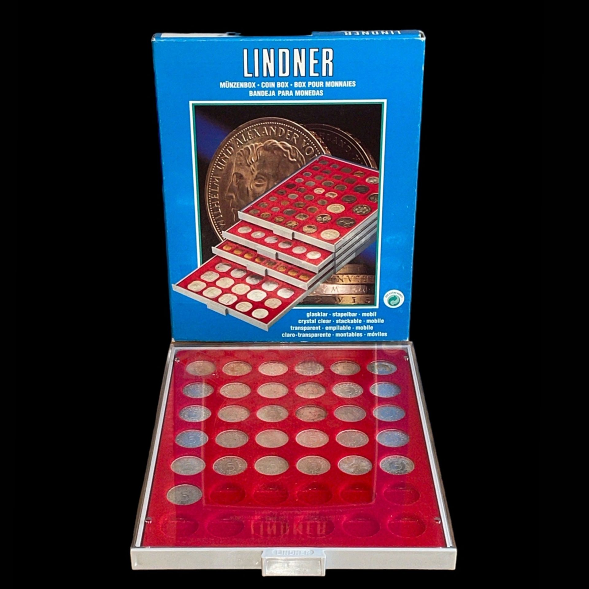 Lindner-Münzenbox - Bild 2 aus 2