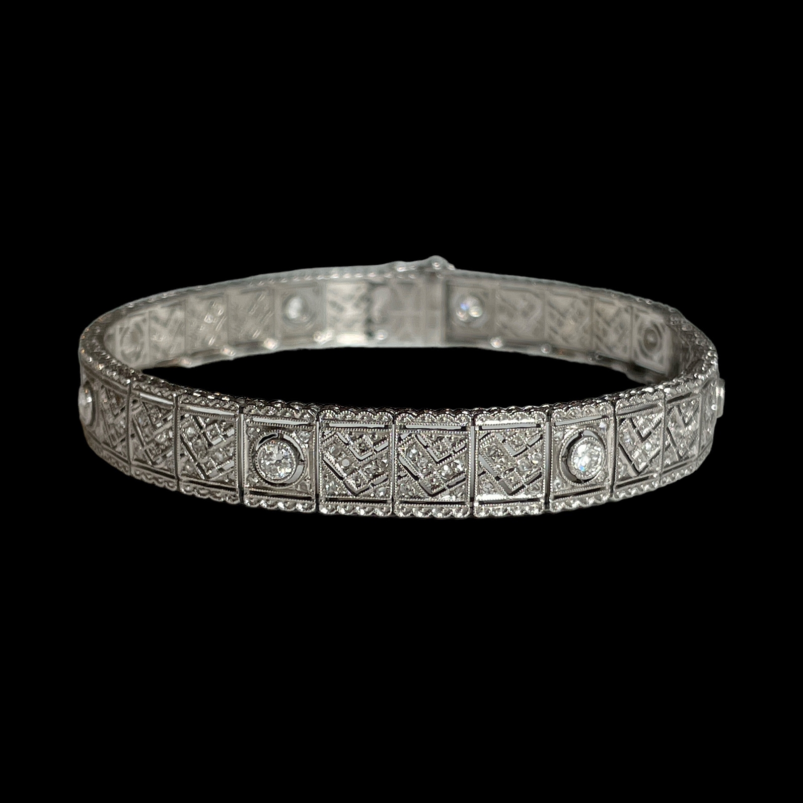 Art-Deco-Diamantarmband (ca. 1925) - Image 3 of 8