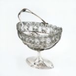 A Silver and Glass Sweetmeat Basket, Germany, 18th Century