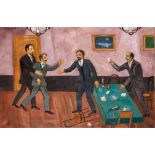 Mikhail Larionov (1881-1964), Card Game