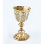 An Important Silver and Parcel Gilt Kiddush Goblet, Germany, Augsburg, 18th Century