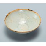 A Qingbai Glaze Porcelain Bowl, China, Song Dynasty (960 -1279)