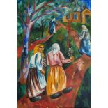 Natalia Goncharova (1881-1962), Old Women Going to Church
