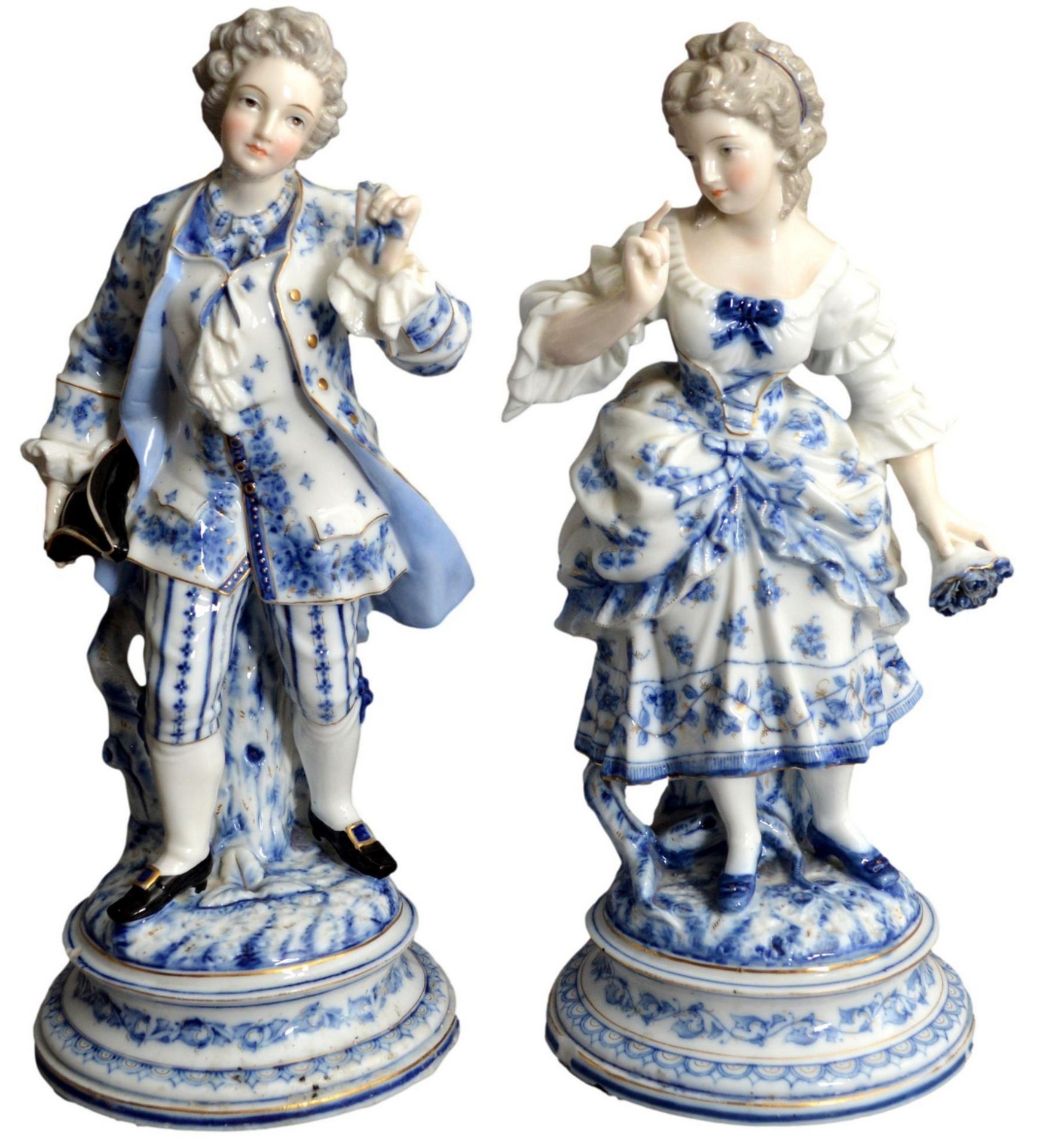 Zwei Porzellanfiguren