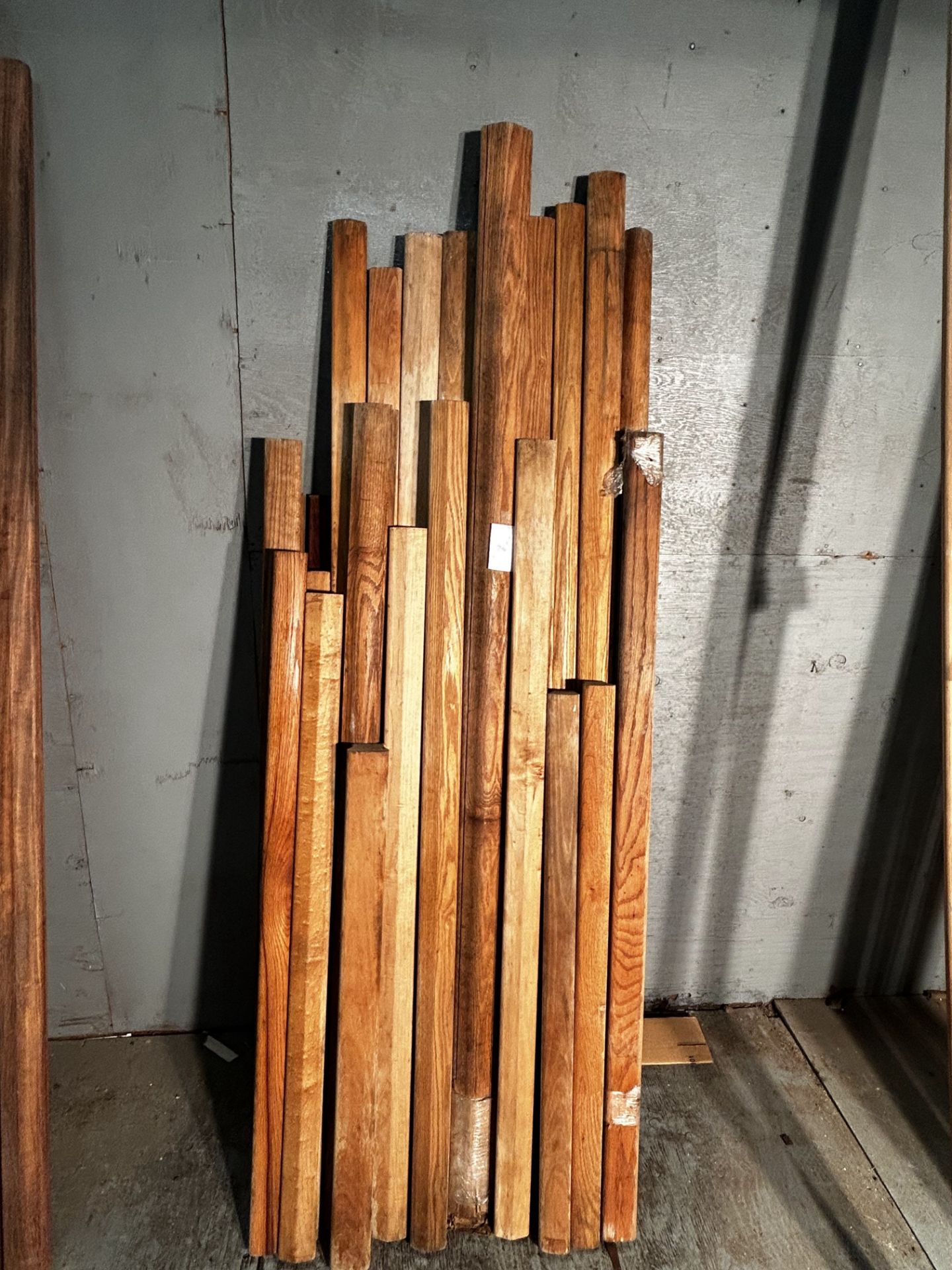 oak handrails (6'-8'), 110 lf