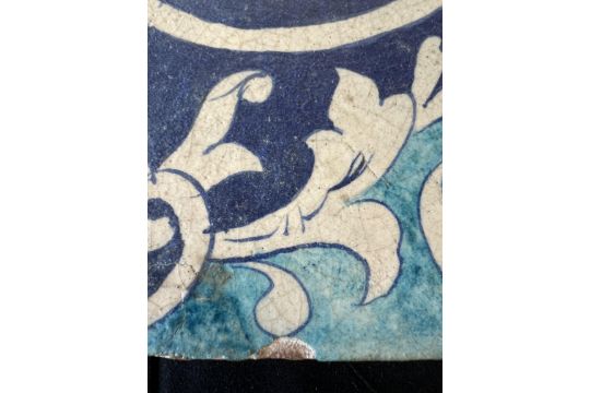 A PANEL OF FOUR MULTAN POTTERY CALLIGRAPHIC TILES Sindh, modern-day Pakistan, late 19th century - Image 17 of 19