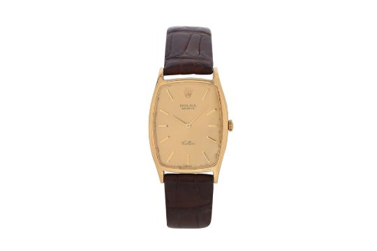 A MEN'S ROLEX 18K YELLOW GOLD MANUAL WRISTWATCH. VINTAGE CELLINI. - Image 1 of 8