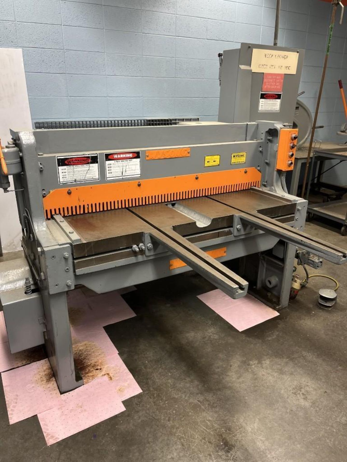 Wysong 4' x 12 GA Mechanical Shear - Image 2 of 4