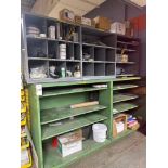 Metal Shelving (5) Sections-Including Contents