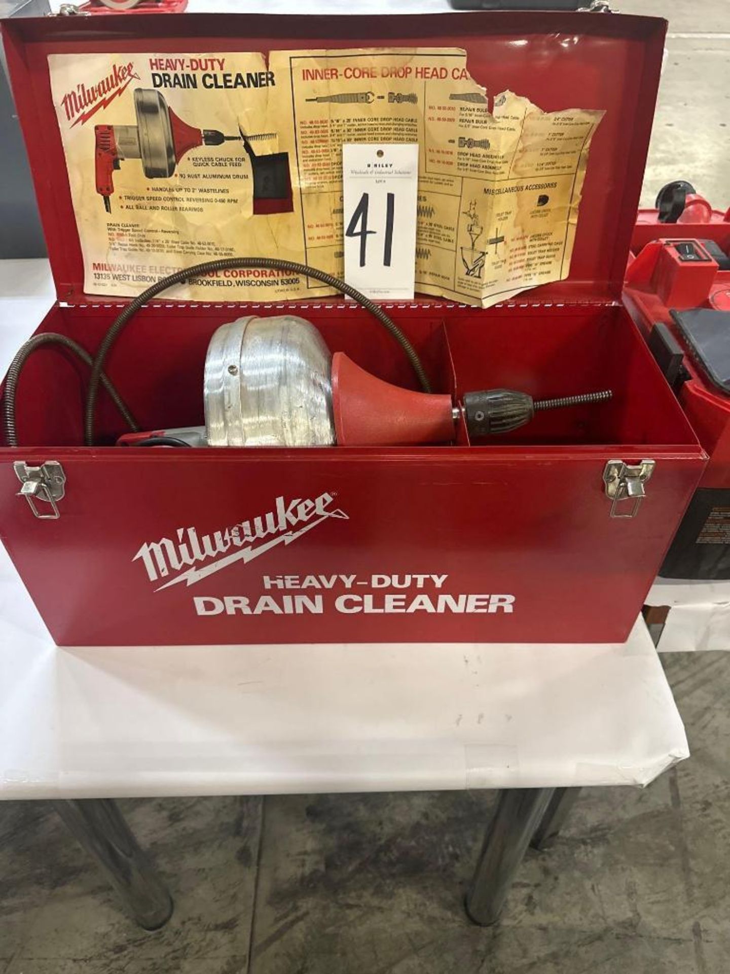 Milwaukee Drain Cleaner and Pump - Image 2 of 3