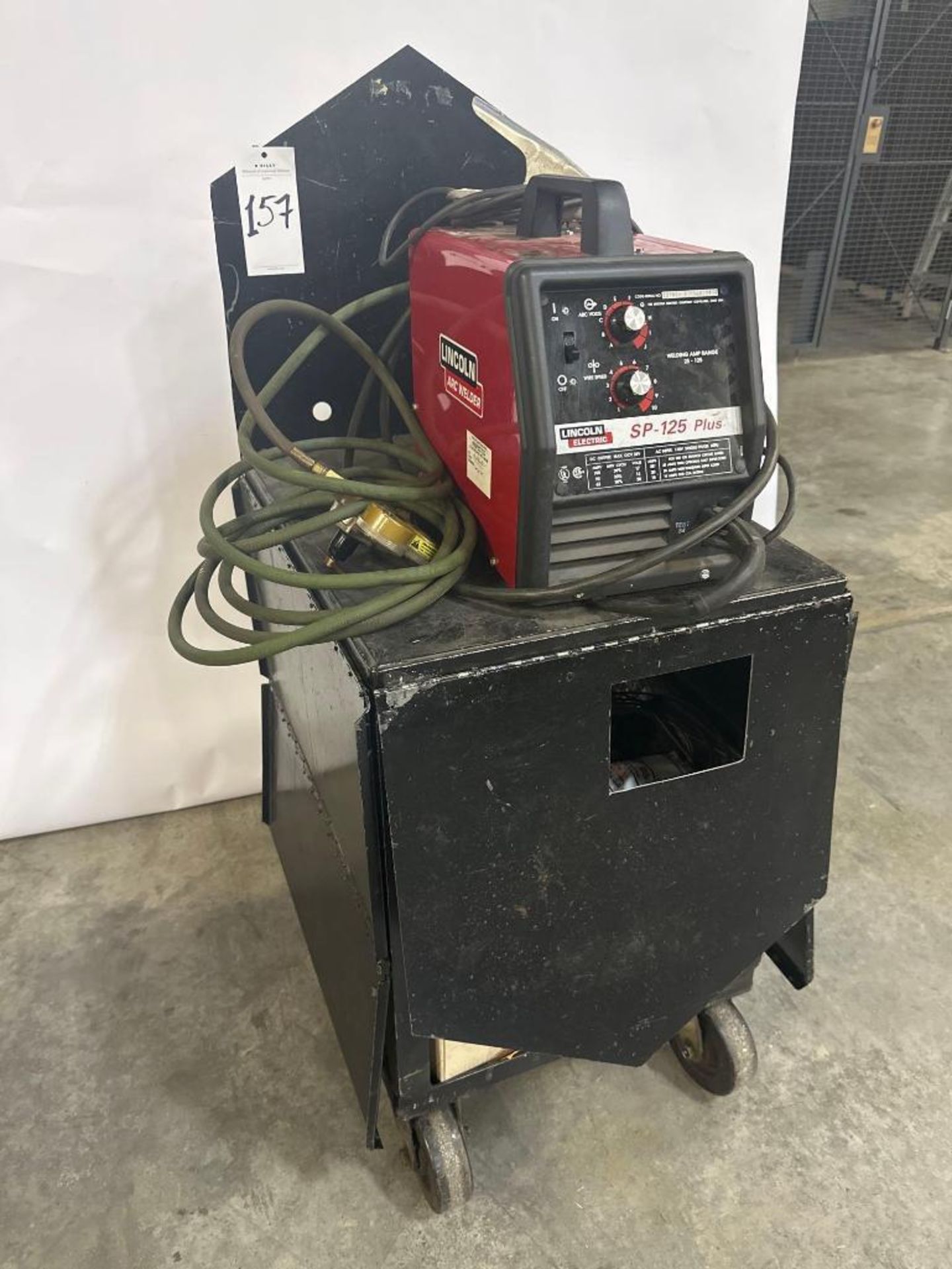 Lincoln SP-125 Arc Welder on cart - Image 2 of 11