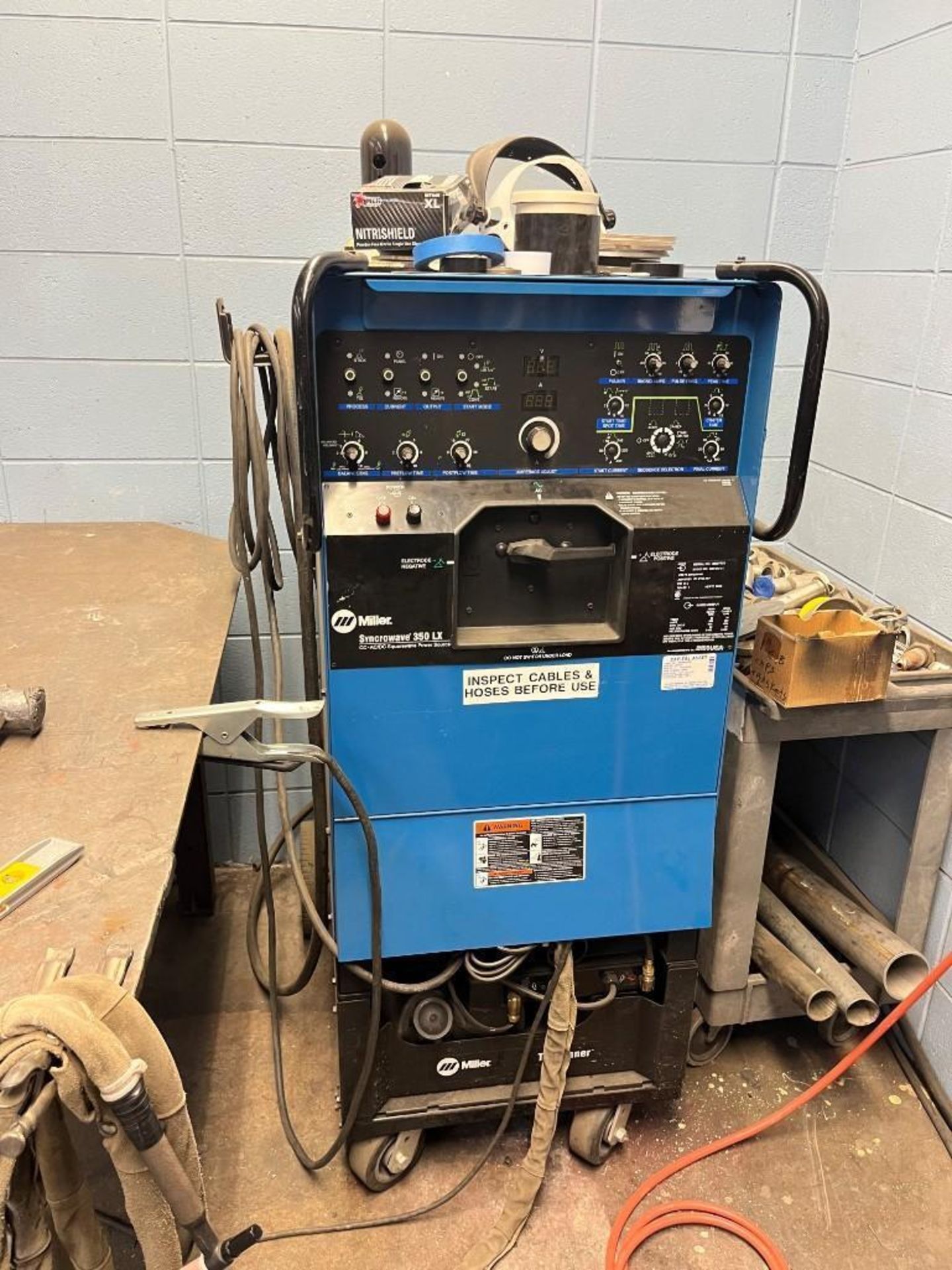 Millermatic 350 LX Squarewave welder