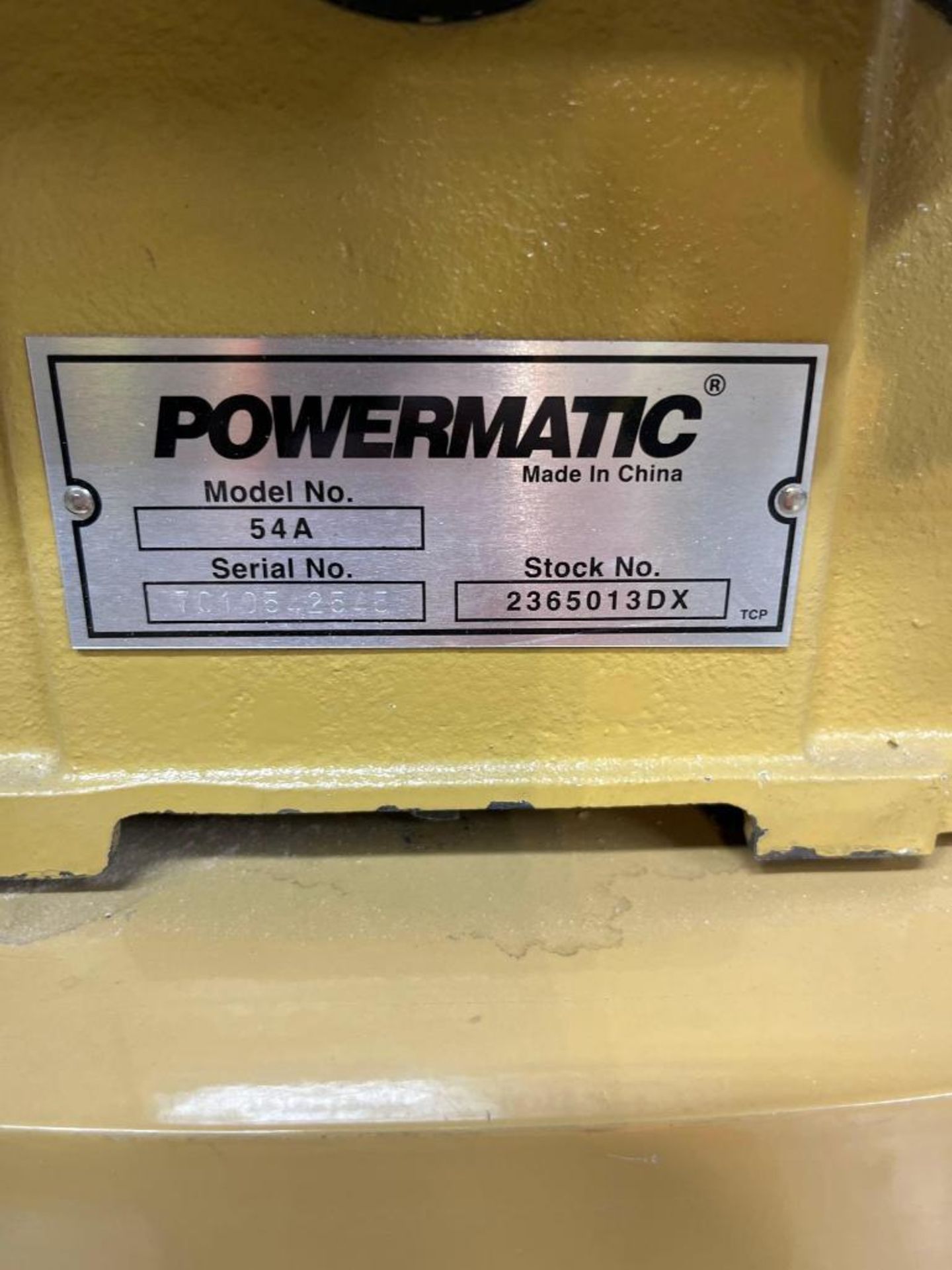 Powermatic 54A Jointer - Image 4 of 4