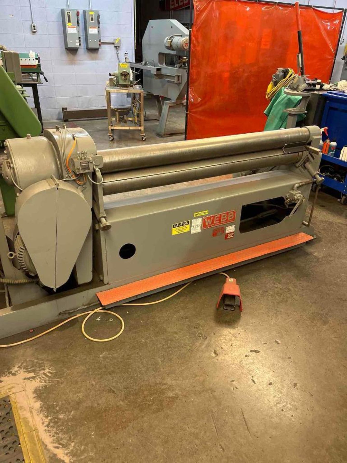 Webb 5’ Plate Bending Roll