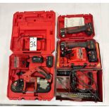 Assorted Milwaukee/Hilti Tools