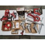 Assorted Ridgid Pipe Tools.