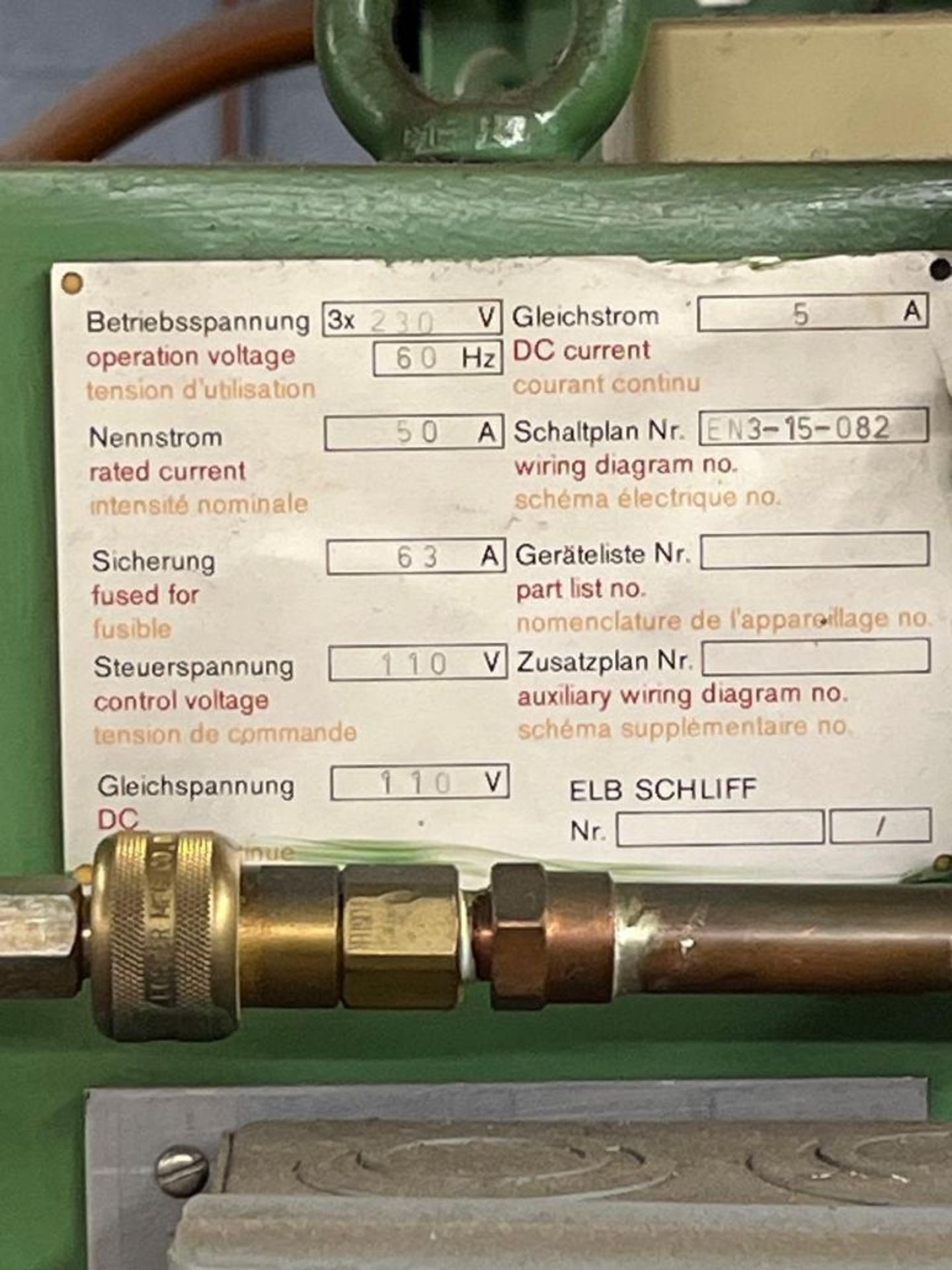 Elb-Schliff Surface Grinder - Image 7 of 9