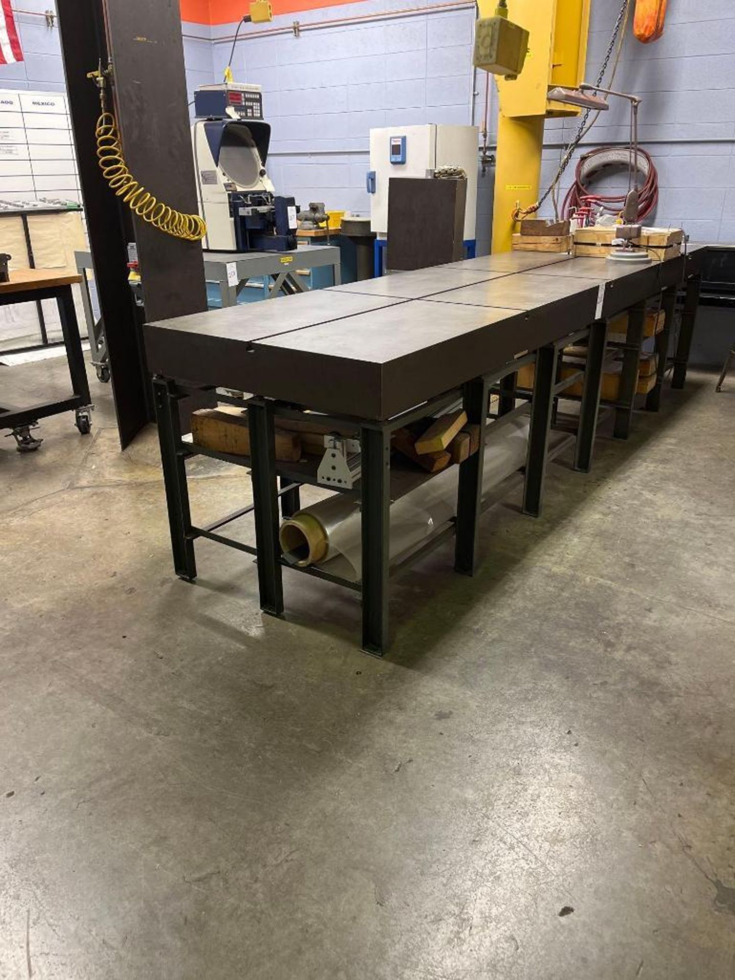 Heavy Duty T-Slotted Work Table - Image 2 of 2