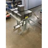 Steel Rolling Table w/ Metal Blocks