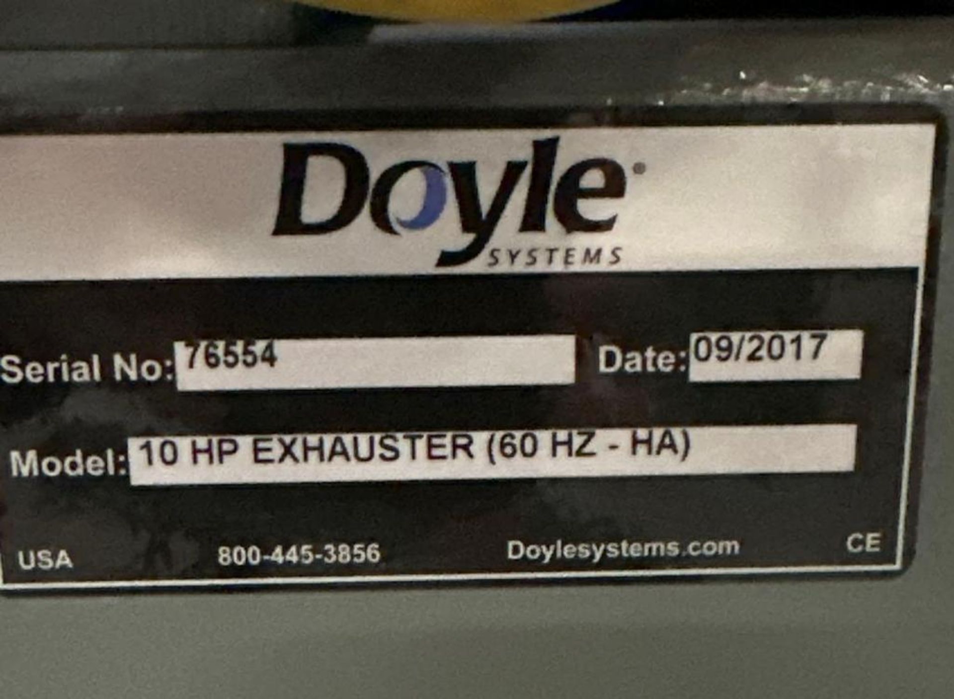 Doyle 2-Cartridge Dust Collector - Never Used (2017) - Image 3 of 3