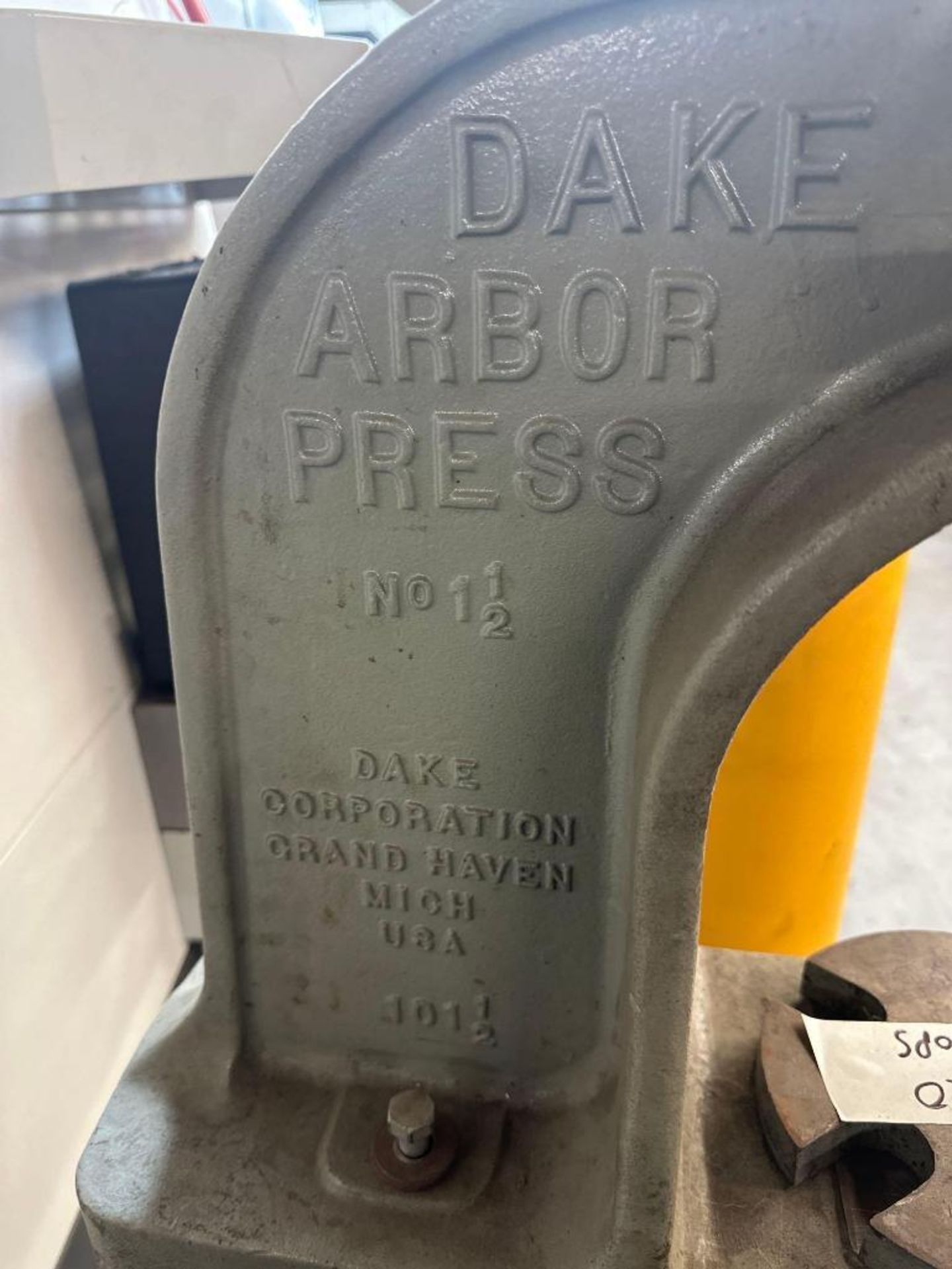 Dake 1-1/2 Arbor Press w/ Stand - Image 3 of 4