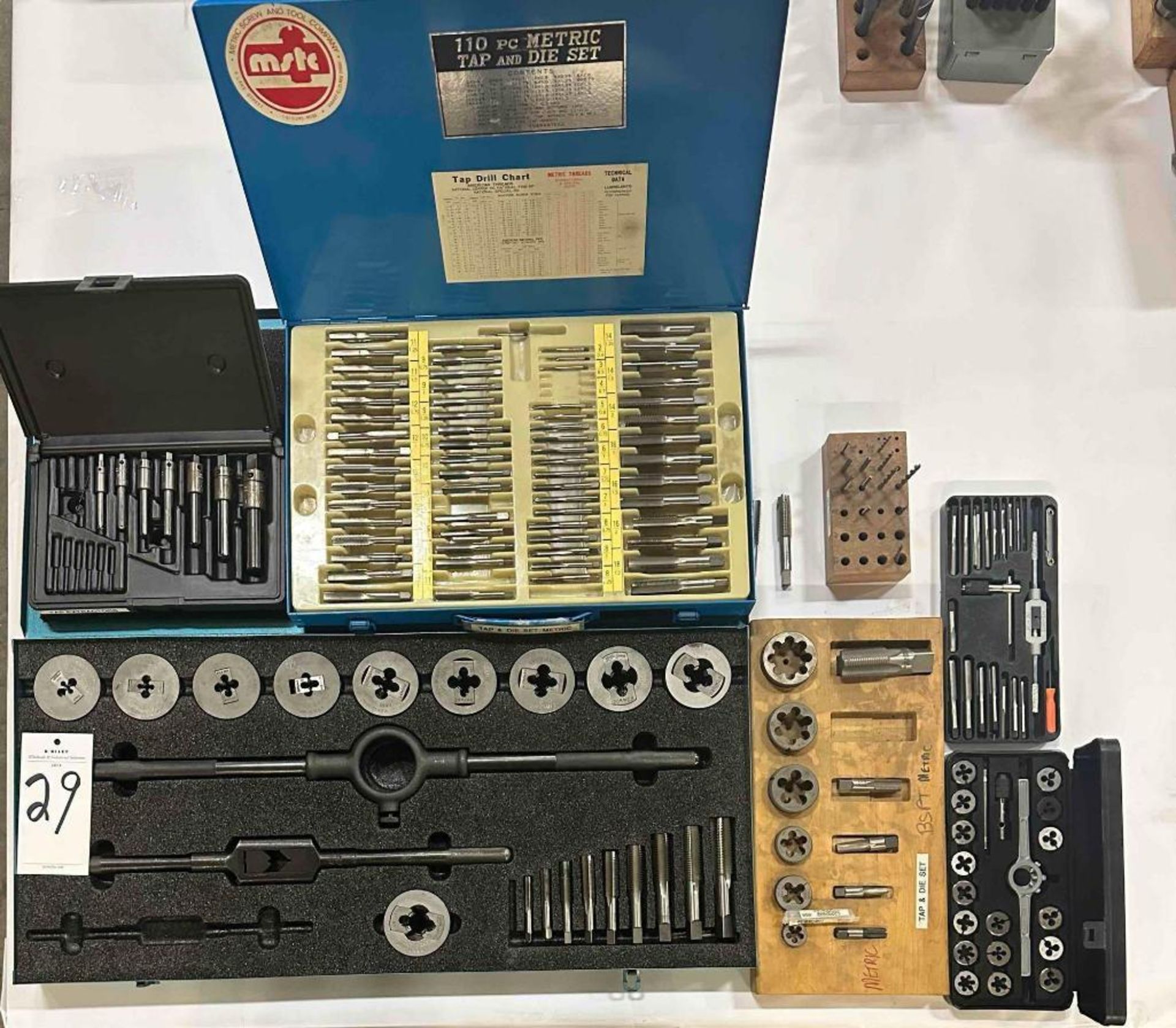 Assorted Metric Tap and Die Sets