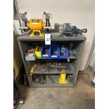 Dewalt Grinder Including Cabinet W/ Contents