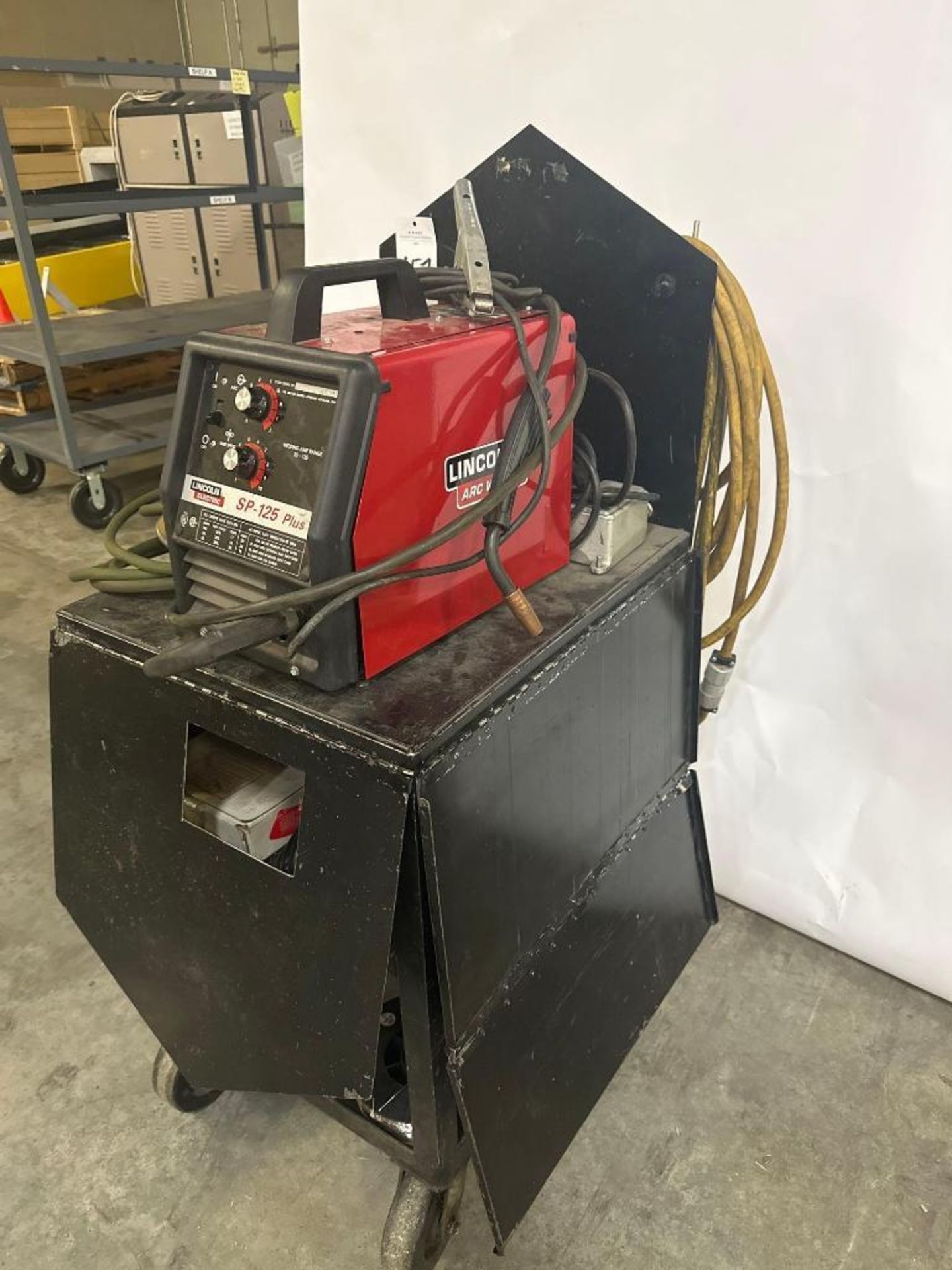 Lincoln SP-125 Arc Welder on cart - Image 3 of 11