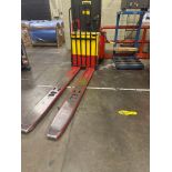 Raymond Ride On Electric Pallet Jack W/Long Forks