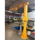 Harrington Tiger Track 1/2 Ton Crane W/Hoist