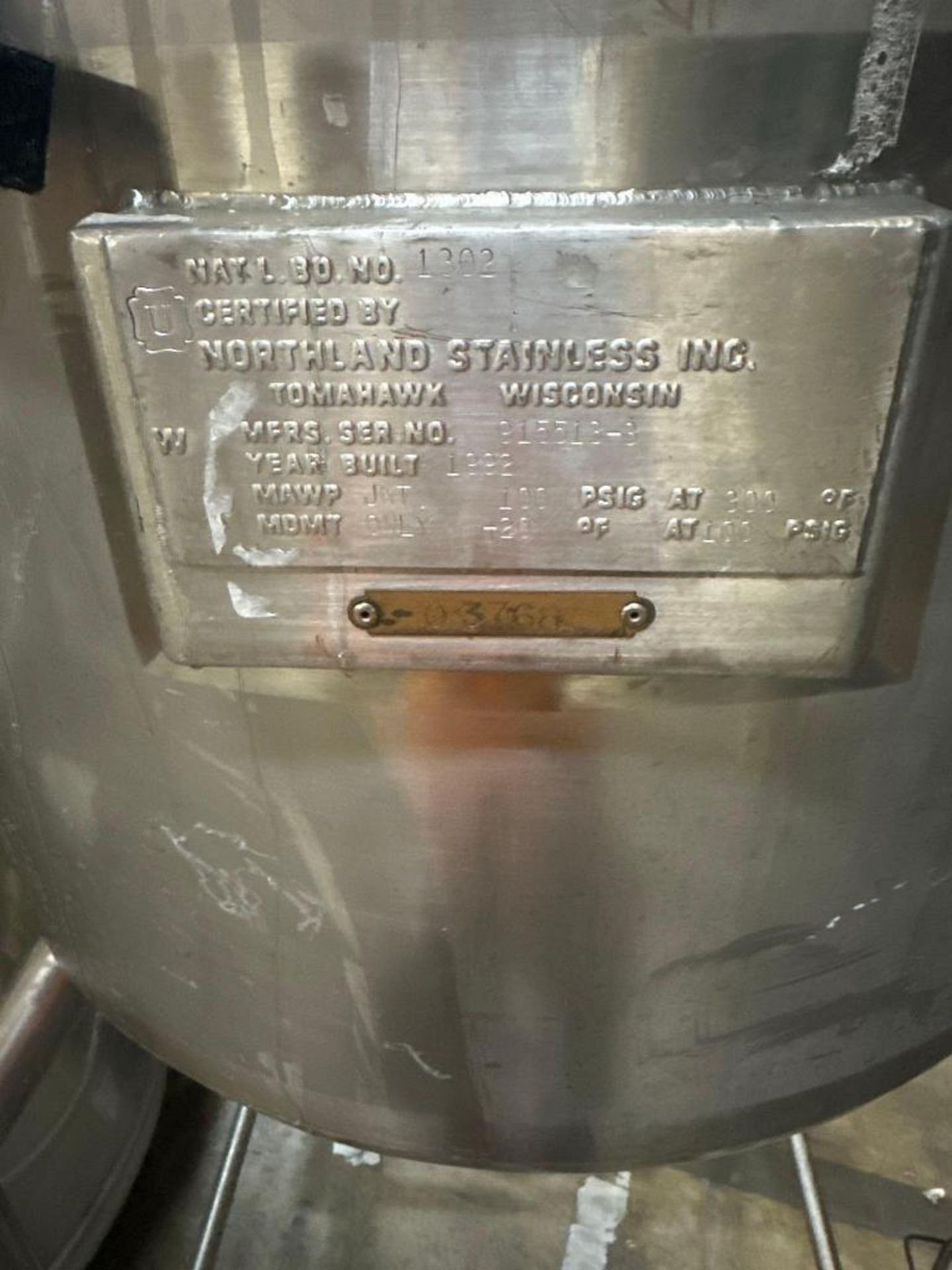 Stainless Steel Process Tank on Casters - Bild 2 aus 3